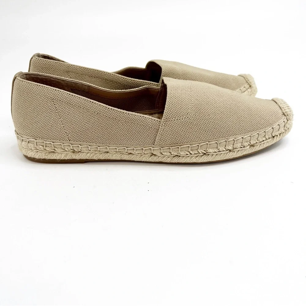 Banana Republic Tan Stretch Espadrilles, Size 8